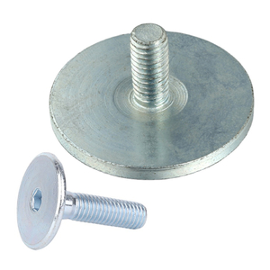 Угљенични челик поцинковани Прилагођени машински завртањ са великом равном главом и великом округлом главом