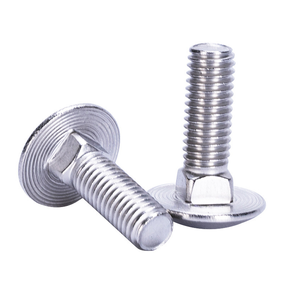 Висококвалитетни вијак од нерђајућег челика са округлом главом и квадратним вратом